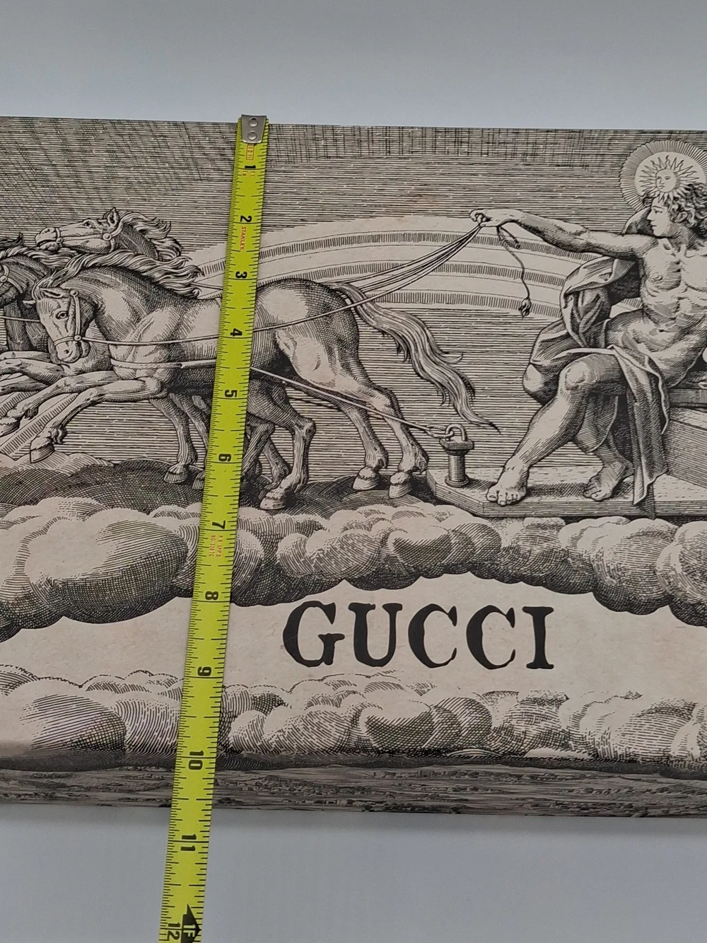 GUCCI Illustrated Presentation Gift Box 2 Dust Bags Tissue RFID Booklet EUC